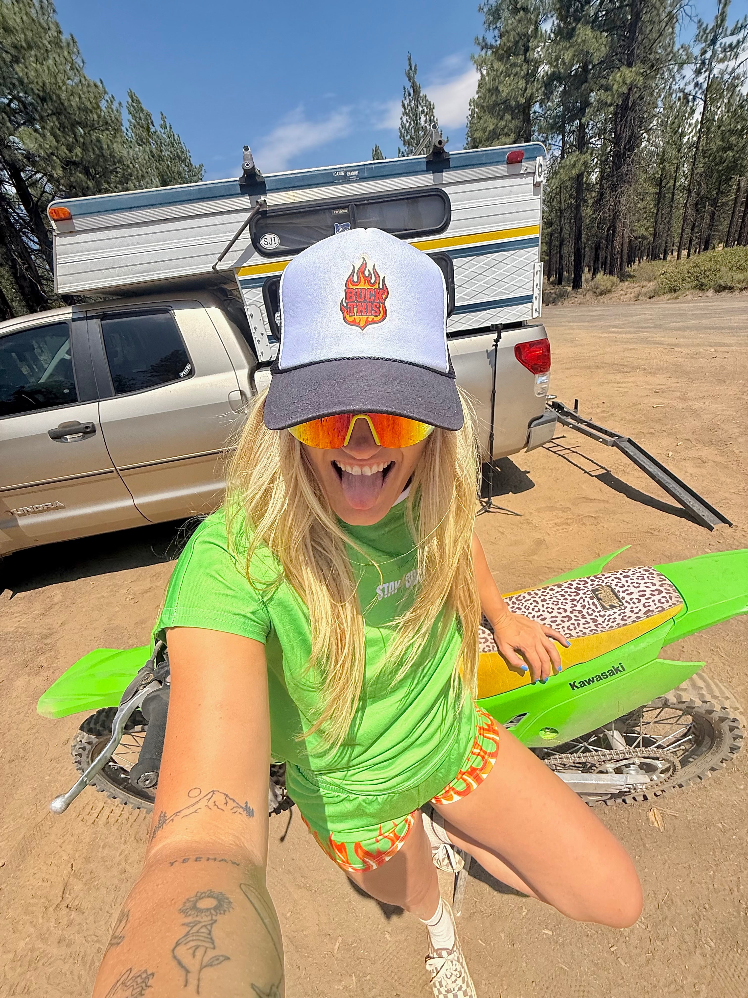 Flames Trucker