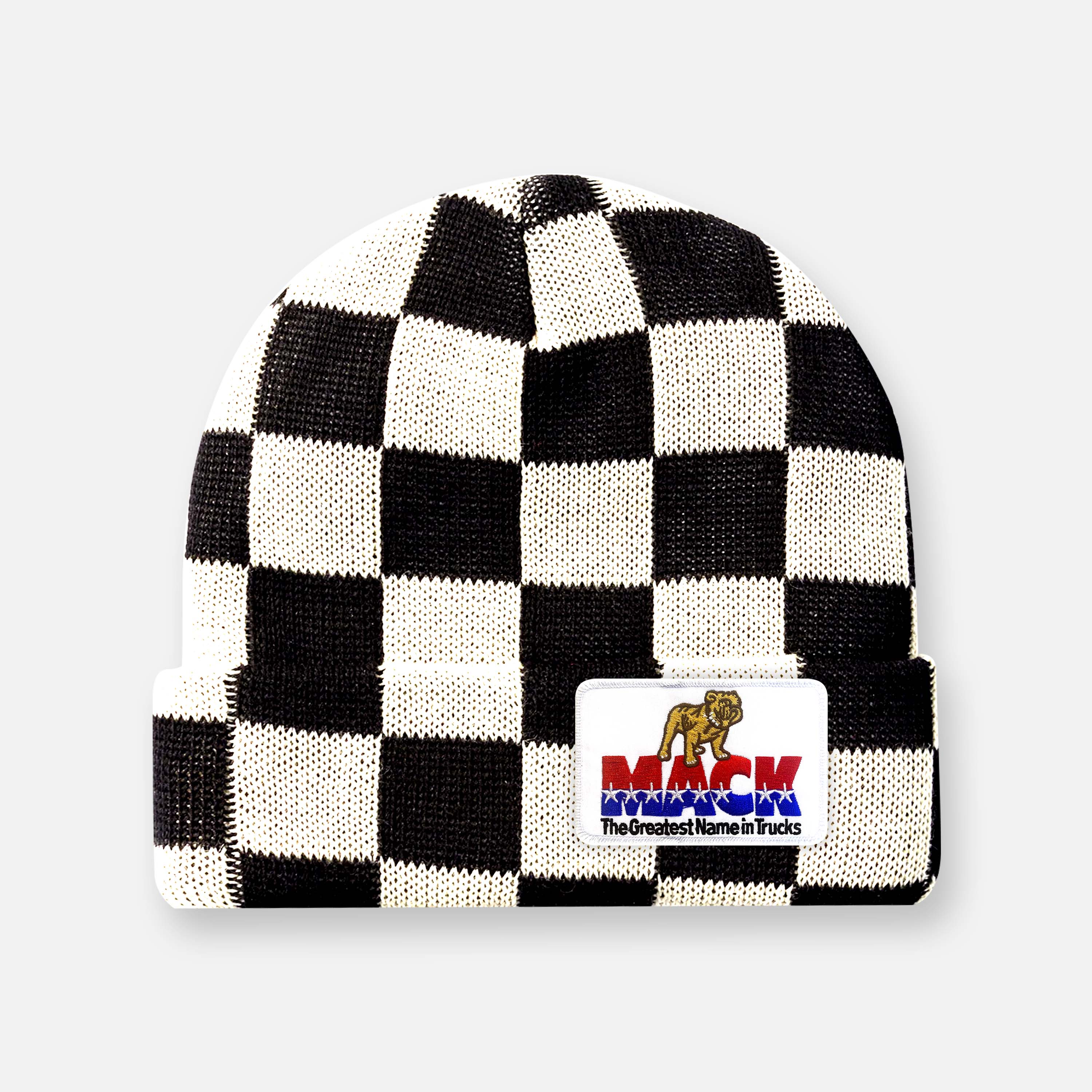 CHECKERED BEANIE