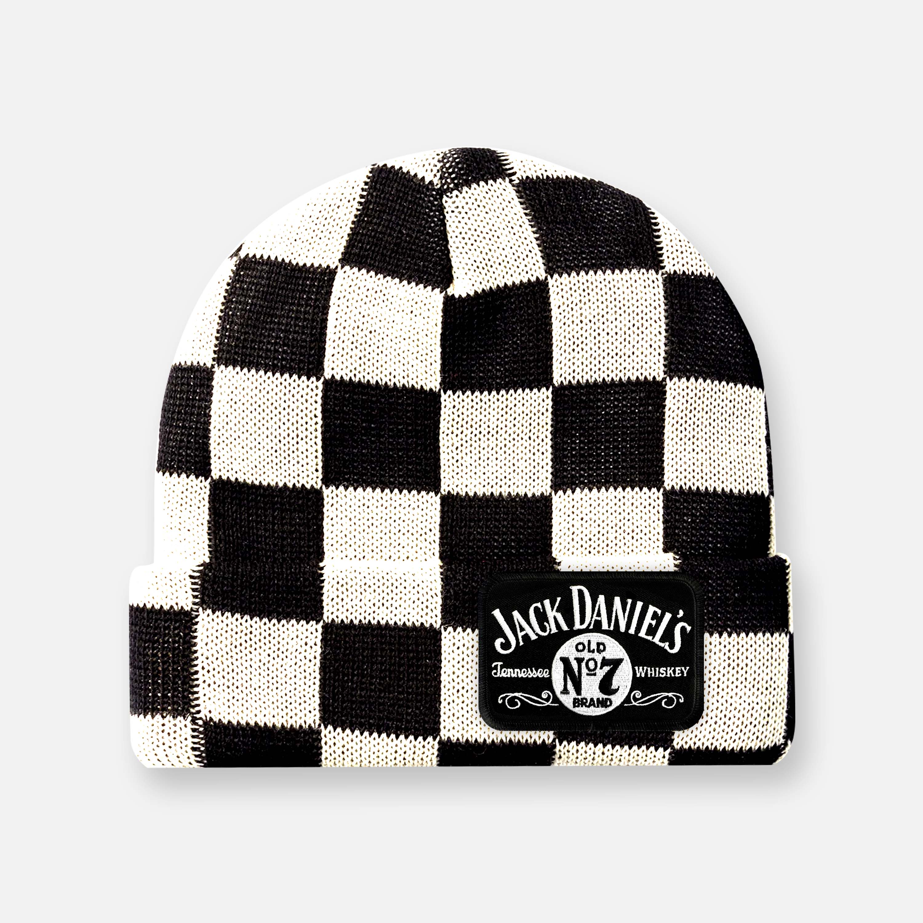 CHECKERED BEANIE