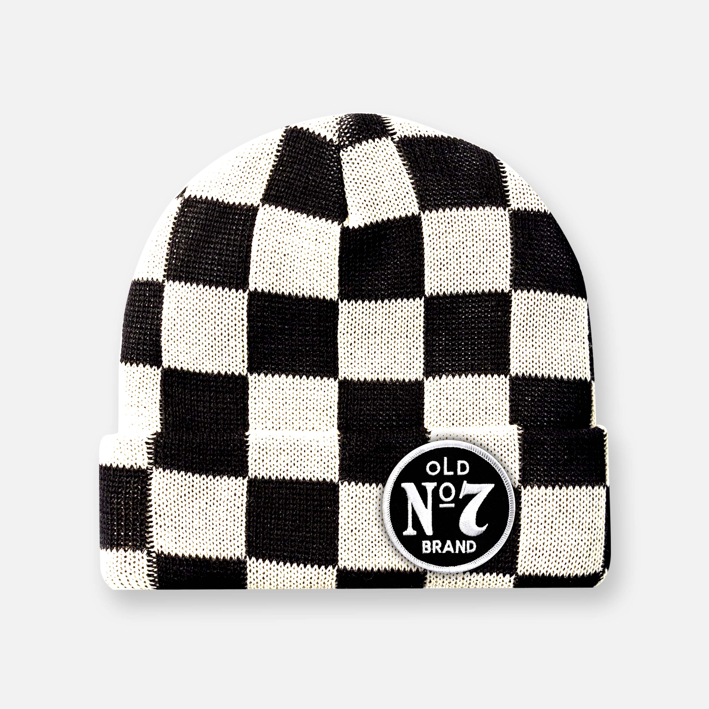 CHECKERED BEANIE