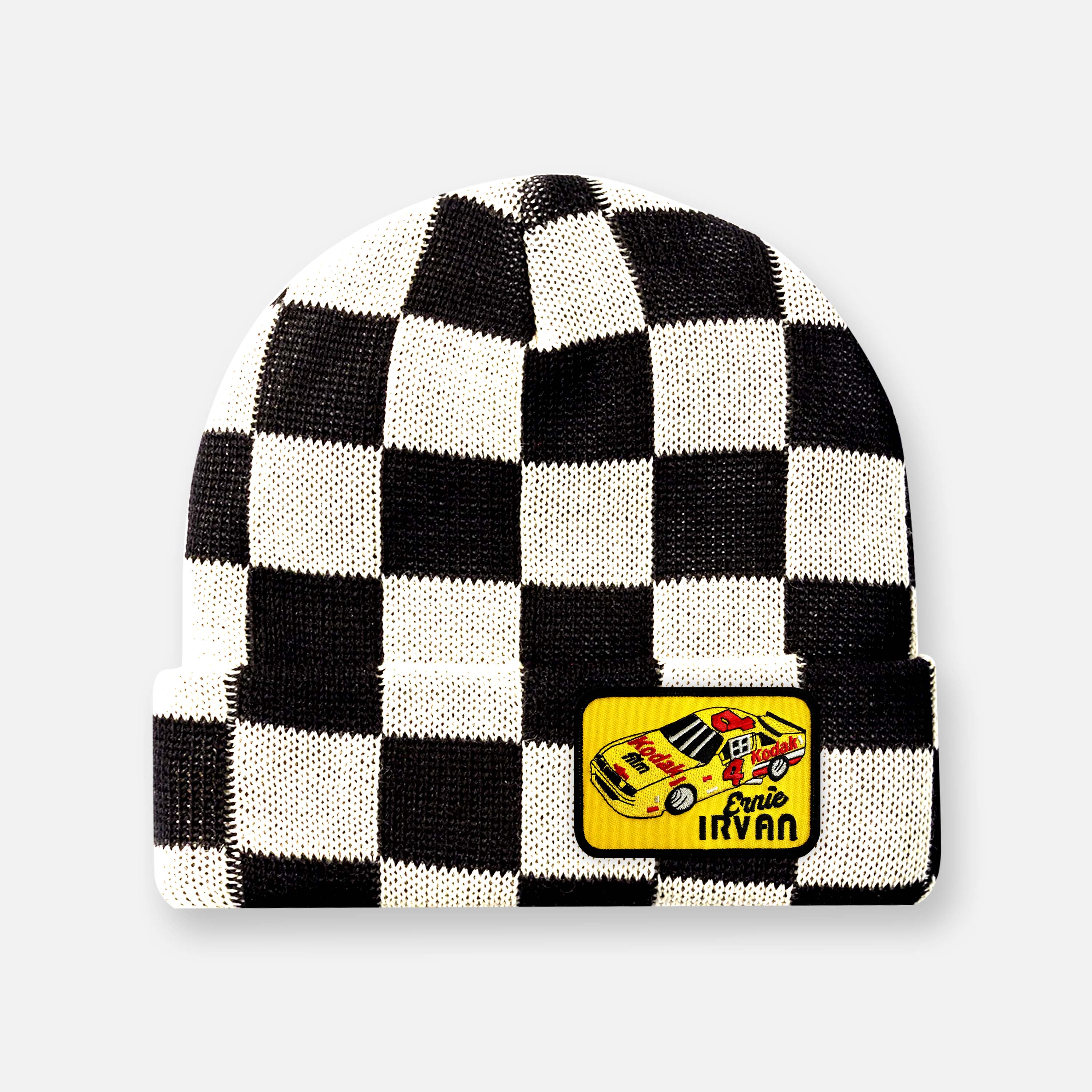 CHECKERED BEANIE